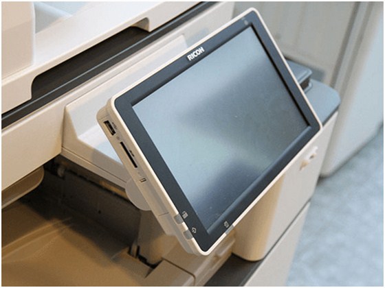 理光复印机在一页上扫描身份证正反面